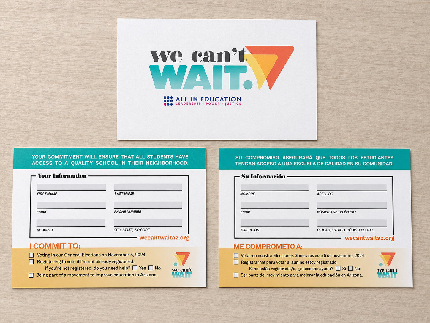 Flyers - We Can't Wait Edu