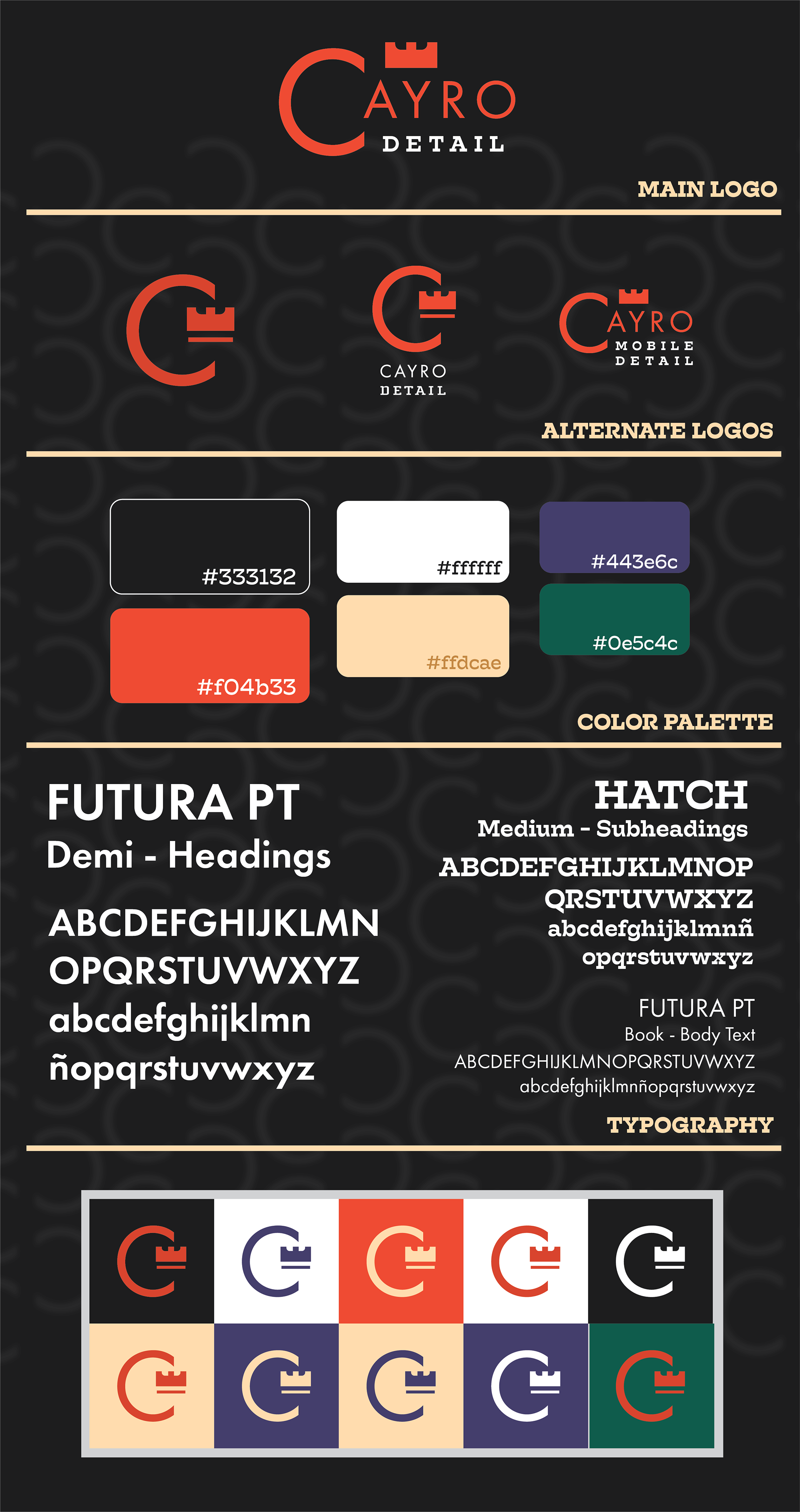 Brand Guide - Cayro Detail